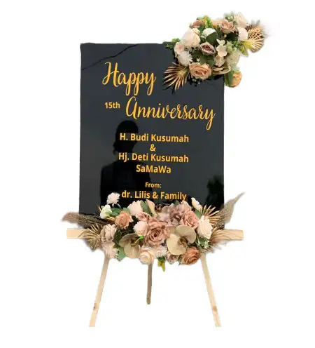 Papan Bunga Akrilik Lawe Bulan